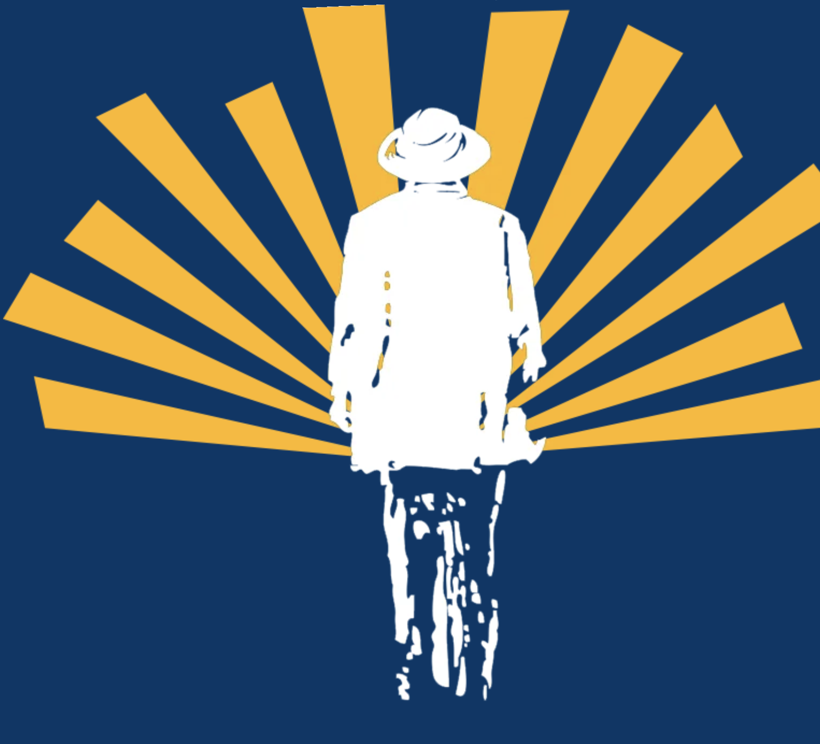 The Midnight Mission Icon: A Silhouette Walking Toward Radiating Light, Symbolizing Hope And A Path Forward